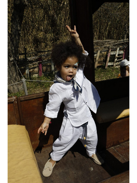 Bambolino Manolis Βαπτιστικό Κοστούμι με Παντελόνι & Πουκάμισο 4τμχ 1740