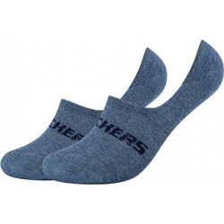 Skechers Γυναικείες Κάλτσες Σοσόνια Μπλε 2Pack SK44008-5500