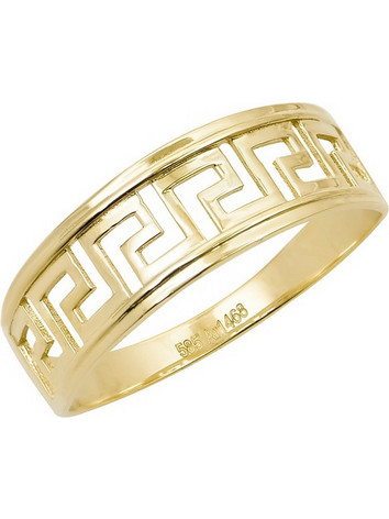 Million Diamonds Γυναικείο Δαχτυλίδι Μαίανδρος από Xρυσό 14K RZ22059