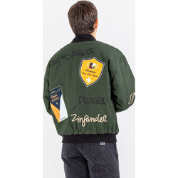 Huf Ανδρικό Μπουφάν Χειμωνιάτικο Bomber Χακί JK00408