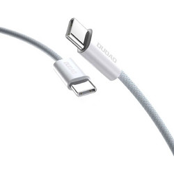 Dudao L6C Braided USB-C to USB-C 30W 1m Light Blue 6976625331277