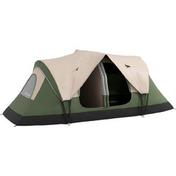 Outsunny Σκηνή Camping Τούνελ 6 Ατόμων 3 Εποχών 450x215x180cm A20-422V00DG