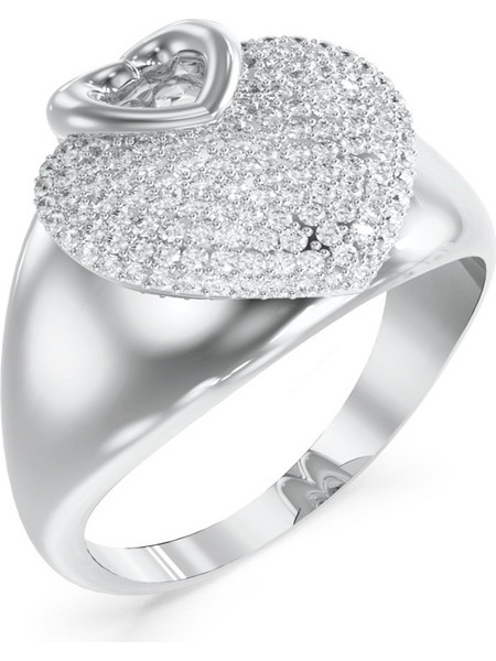 Guess Γυναικείο Δαχτυλίδι Ασημί με Ζιργκόν UBR05215JWRH