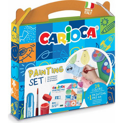 Carioca PainTink Σετ Ζωγραφικής με Βαλιτσάκι 32x32x5.5cm 25τμχ