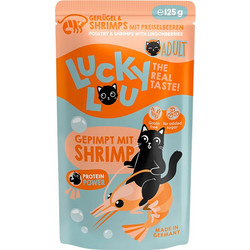 Lucky Lou LifeStage Adult with Poultry & Shrimps 125gr