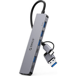 Orico YSA7-U3 USB Hub 3.0 USB-C με 7 Θύρες USB-A / USB-C