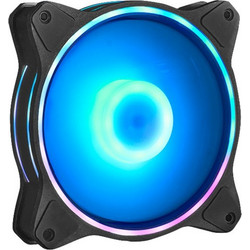 Chieftec ZF-1225 Case Fan 120mm RGB με Σύνδεση 3-Pin 4-Pin PWM Black