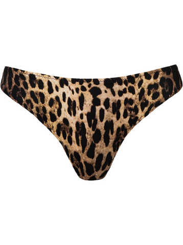 Rock Club Bikini String Animal Print Καφέ BP-3383
