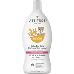 Attitude Βρεφικό Υγρό Πιάτων Χωρίς Άρωμα 700ml
