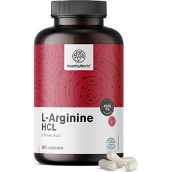 HealthyWorld L-Arginine HCL 4500mg 365 Κάψουλες