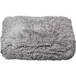 Glee Woolly Στρώμα Σκύλου Γκρι 90x75cm