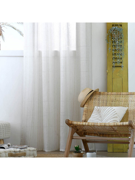 Spitishop Κουρτίνα Παραθύρου με Τρουκς 140x260 Tessa R6D707001VL White