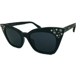 Max & Co MO355/S 807IR Γυναικεία Γυαλιά Ηλίου Cat Eye Κοκάλινα Μαύρα με Μαύρο Φακό
