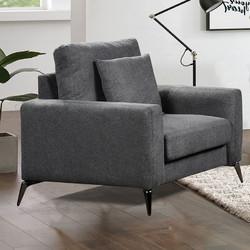 Woodwell Πολυθρόνα Γκρι Tipo Ε9506,12