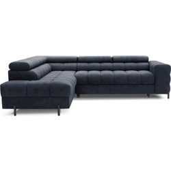 PoliHome Ferucce Γωνιακός Καναπές Αριστερή Γωνία Navy Μπλε 276x200x93cm 162800509