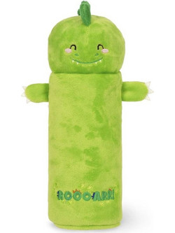 Legami Plush Dino Κασετίνα Βαρελάκι Πράσινη PPC0004