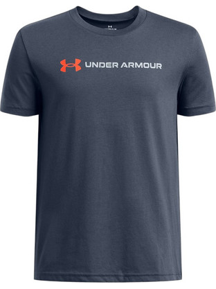 Under Armour Wordmark Ανδρικό Αθλητικό T-Shirt Navy Μπλε 1389963-044