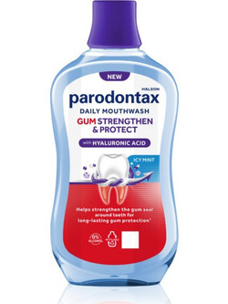 Parodontax Gum Strengthen & Protect Icy Mint Στοματικό Διάλυμα για Προστασία Ούλων 500ml