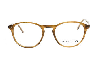 Enzo 2000 C220 Ανδρικός Σκελετός Γυαλιών Οράσεως Κοκάλινος Καφέ