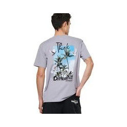 Body Action Ανδρικό Αθλητικό T-Shirt Λιλά 053529-01