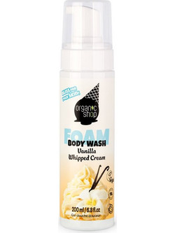 Natura Siberica Organic Shop Ice Cream Vanilla Whipped Αφρόλουτρο σε Mousse 200ml