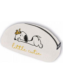 Grupo Erik Snoopy Little Cutie Κασετίνα Βαρελάκι Λευκή MARE0356