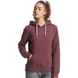 Superdry Γυναικείο Αθλητικό Φούτερ με Κουκούλα Καφέ W2011328A-R18