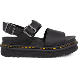 Dr. Martens Voss Δερμάτινα Γυναικεία Σανδάλια Μαύρα 24233001