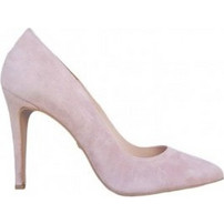 S.Piero Γόβες Suede με Λεπτό Ψηλό Τακούνι Nude 97/00