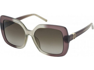 Escada SESD88 0M23 Γυναικεία Γυαλιά Ηλίου Oversized Κοκάλινα Καφέ με Καφέ Φακό