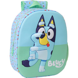 Safta Bluey 3D Σχολική Τσάντα Πλάτης Νηπιαγωγείου Γαλάζια 622589890