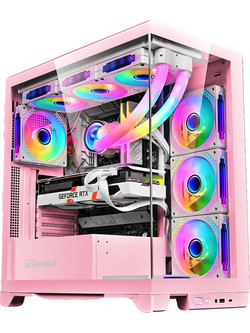 Armaggeddon Aquaron Xtreme Pink Gaming Midi Tower Κουτί Υπολογιστή με Πλαϊνό Παράθυρο