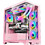 Armaggeddon Aquaron Xtreme Pink Gaming Midi Tower Κουτί Υπολογιστή με Πλαϊνό Παράθυρο