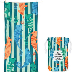 Dock & Bay Karma Chameleon Παιδική Πετσέτα Θαλάσσης Microfiber Πετρόλ 70x130cm