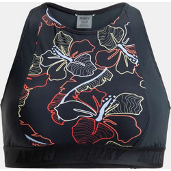 Roxy Active Bikini Top Μπουστάκι Floral Μαύρο ERJX305445
