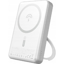 Dudao K28 Wireless Magsafe Power Bank 10000mAh 22.5W με Θύρα USB-A & Θύρα USB-C Power Delivery Silver