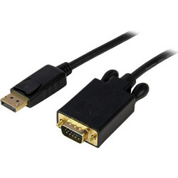 StarTech Καλώδιο DisplayPort to DVI Male 1.8m Black DP2VGAMM6B