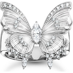 Thomas Sabo Γυναικείο Δαχτυλίδι Ασημί TR2495-051-14