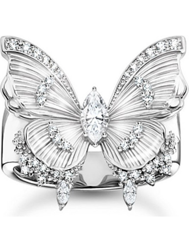 Thomas Sabo Γυναικείο Δαχτυλίδι Ασημί TR2495-051-14