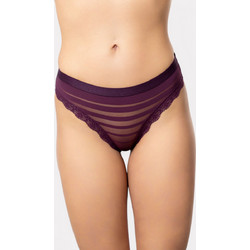 Cottonhill Γυναικείο Slip με Δαντέλα Μπορντό CH4371-3