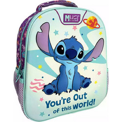 Must Lilo & Stitch You Are Out Of This World Σχολική Τσάντα Πλάτης Νηπιαγωγείου Τιρκουάζ 
 564814