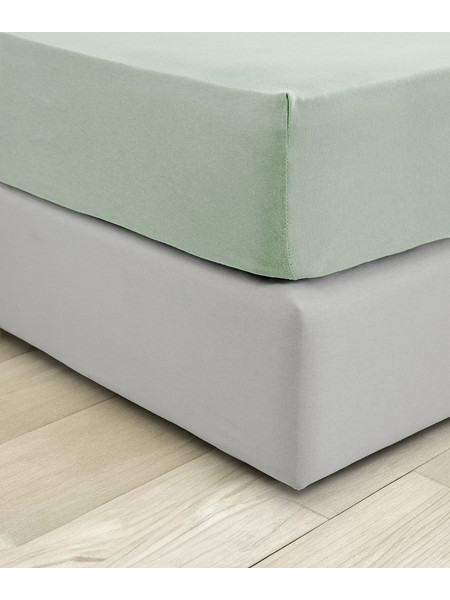 Nima Σεντόνι Ημίδιπλο Βαμβακερό με Λάστιχο 120x200+40 Jersey Tender Mint