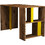 Hanah Home Lima Γραφείο Ξύλινο με Βιβλιοθήκη 120x60x75.4cm 845HCT3844