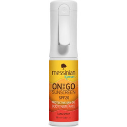 Messinian Spa On The go Αντηλιακό Λάδι Προσώπου & Σώματος SPF20 90ml
