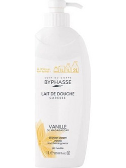 Byphasse Caresse Vanilla Flower Κρεμώδες Αφρόλουτρο 1lt