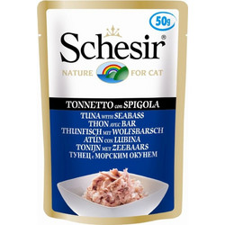 Schesir Adult with Tuna & Seabass in Jelly 50gr