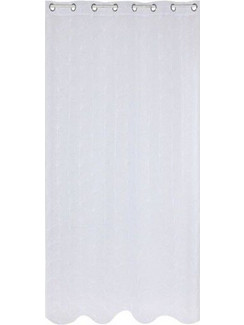 Home ESPRIT Κουρτίνα Παραθύρου με Τρουκς 140x260 Λευκή 8424002133856