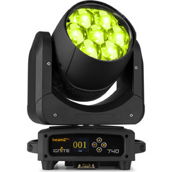 Beamz Pro IGNITE740 Φωτορυθμικό Προβολέας Wash LED PAR DMX με Ρομποτική Κεφαλή RGBW