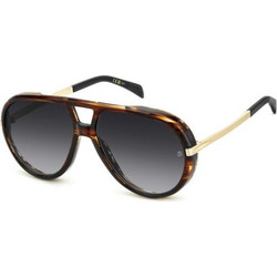 David Beckham DB99 HQZ/90 Ανδρικά Γυαλιά Ηλίου Aviator Μεταλλικά Ταρταρούγα Χρυσό με Μαύρο Φακό