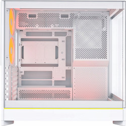 Montech HS02 Pro White Gaming Midi Tower Κουτί Υπολογιστή RGB με Πλαϊνό Παράθυρο